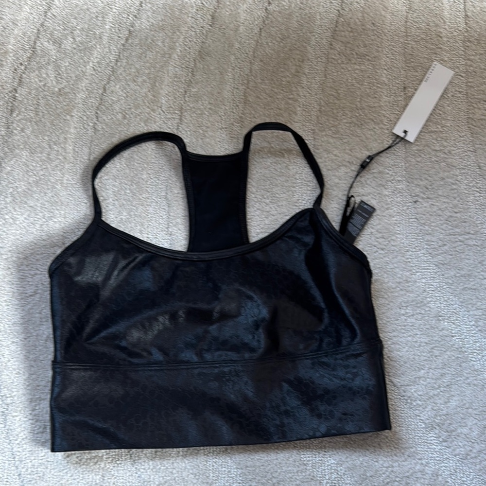 Koral Black Sports Bra